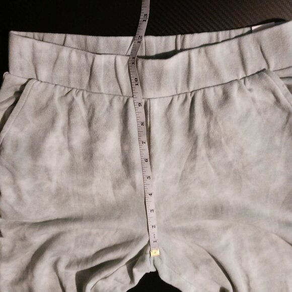 NEW Aerie Tie Dye French Terry Sunset‎ Crop Pants Green/White Hi-Rise Size XS - Picture 8 of 10